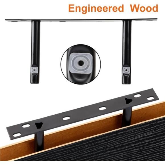 Floating Shelves for Wall, Wall Mounted Rustic Wood Shelves - Picture 4 of 7